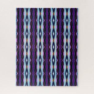 Unique Purple Pattern Jigsaw Puzzle