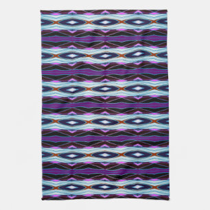 Unique Purple Pattern Kitchen Towel