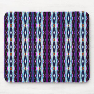 Unique Purple Pattern Mouse Pad