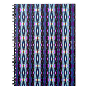 Unique Purple Pattern Notebook