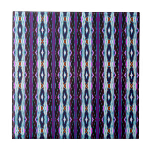 Unique Purple Pattern Tile