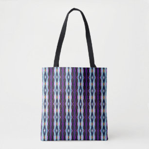Unique Purple Pattern Tote Bag
