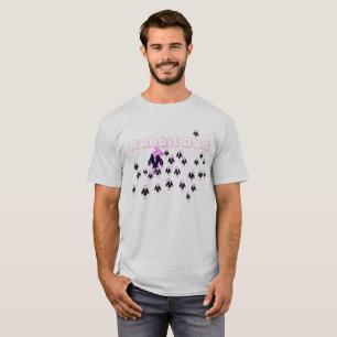 Unique Rabbit Dad Tee: Pink Rabbit Overload T-Shirt