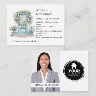 Unique Real Estate Agent  Business Card