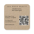Unique Real Estate Agent Rocks Beach Photo QR Code