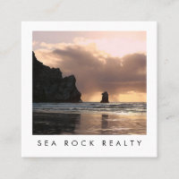 Unique Real Estate Agent Rocks Ocean Beach Photo
