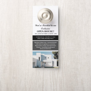 Unique Real Estate Open House Door Hanger