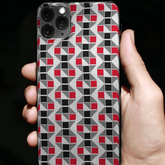 Unique red and black Modern Aesthetic Case-Mate iPhone Case (Creator Uploaded)