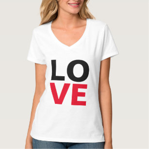 Unique Red Background Love Romance T-Shirt