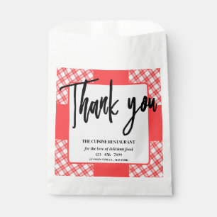 Unique Restaurant Bakery Cafe Food Paper Favour Bag