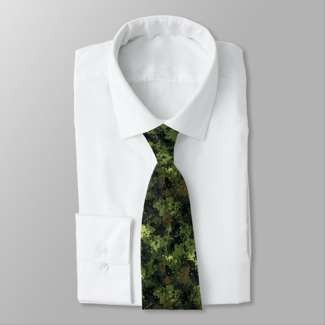 Unique Retirement Gifts Camo Print  Tie (Tied)