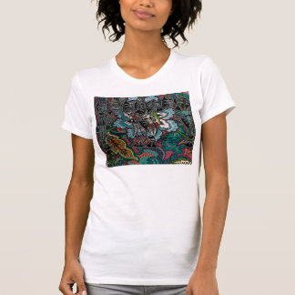 UNIQUE RETRO DESIGN FLOWERS & BELLS T-Shirt