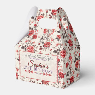 Unique Rose Birthday Favour Box For Girls Birthday