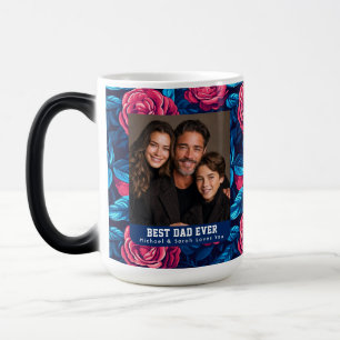 Unique Rose Bouquet First Time Dad Day Ceramic Magic Mug
