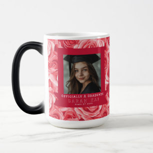 Unique Rose Pattern Graduation Magic Mug