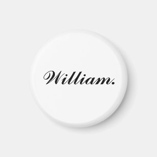 Unique Round Name Magnet for Daily Personal Touch