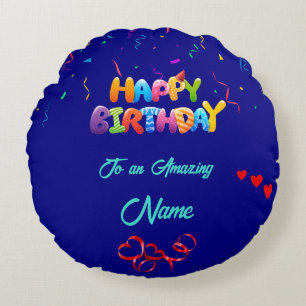 Unique Round Pillow Gift for Birthdays