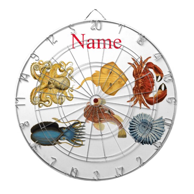 Unique Sea Beings Assortment Thunder_Cove  Dartboard (Front)