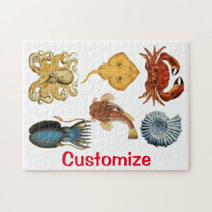 Unique Sea Beings Assortment Thunder_Cove   Jigsaw Puzzle