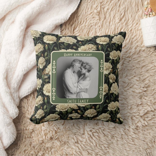 Unique Sentimental 50Th Wedding Anniversary  Throw Pillow (Blanket)