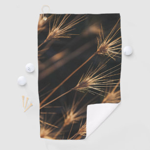 Unique Short Bursting Wild Grass Golf Towel