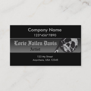 Unique Skull Business card, Card