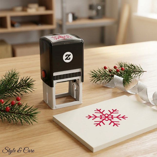 Unique Snowflake Crafted Self-inking Stamp (Unique Snowflake Crafted Self-inking Stamp)