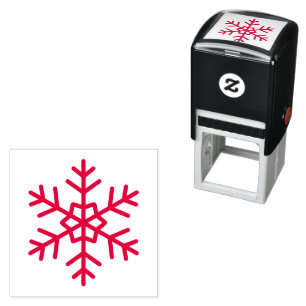 Unique Snowflake Crafted Self-inking Stamp