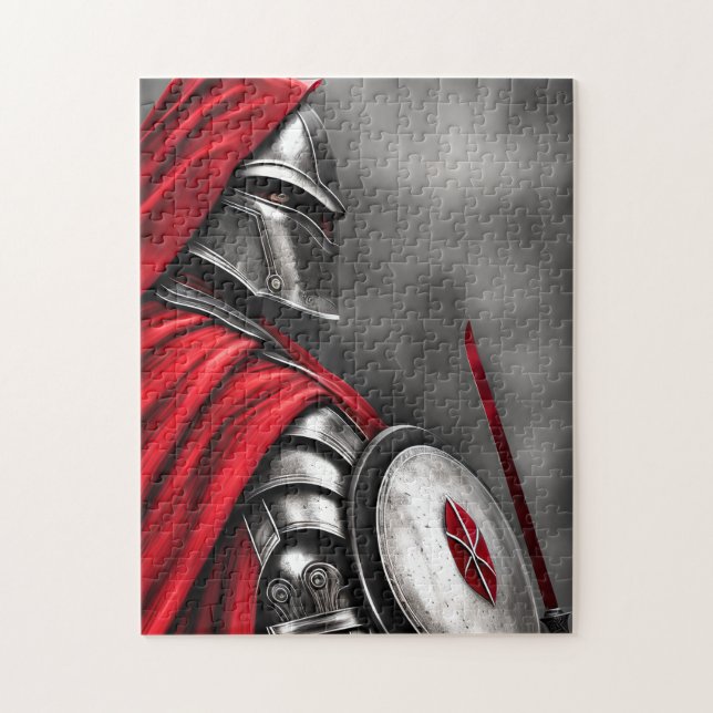Unique Spartan Warrior Jigsaw Puzzle (Vertical)