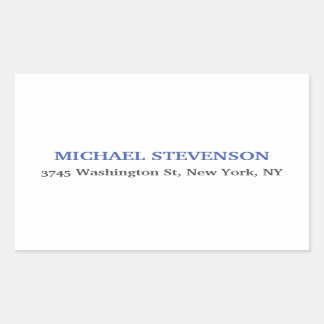 Unique Special Classical Blue White Sticker