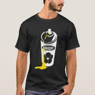 Unique Spray Paint Can Art Lovers Graffiti Novelty T-Shirt