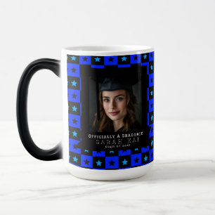 Unique Square Pattern Gift For Him Graduation Magic Mug