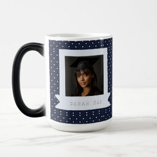 Unique Square Pattern Husband Graduation Gift Magic Mug