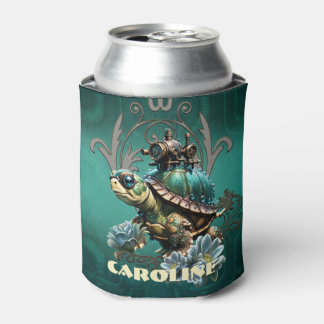 Unique steampunk turtle. can cooler