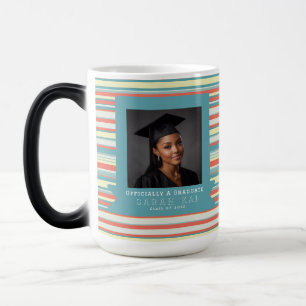 Unique Stripe Print Certified Teacher Magic Mug