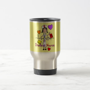 Unique Student Nurse Gifts 3D Graphics Travel Mug