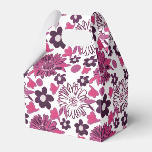 Unique Stylish Floral Vintage Pattern Favor Box