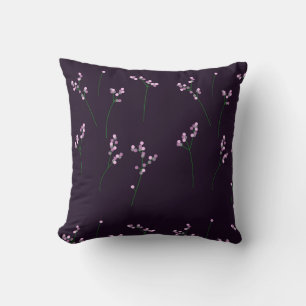 Unique Stylish Flowers Bouquet Throw Pillow
