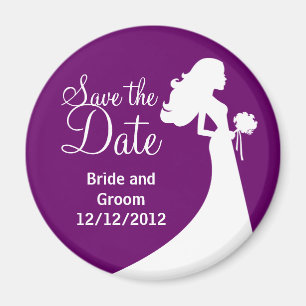 Unique Stylish Save the Date Magnets