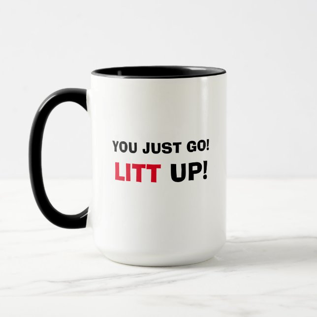 Unique Suits Coffee Mug with Louis Quotes (Left)