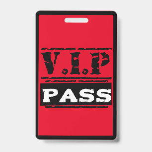 Unique Sweet 16 Birthday Party VIP All Access Pass Badge