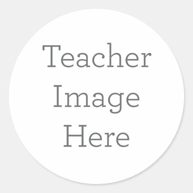 Unique Teacher Sticker Gift (Front)