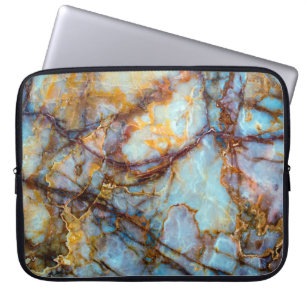 unique texture of natural stone - marble, onyx, gr laptop sleeve