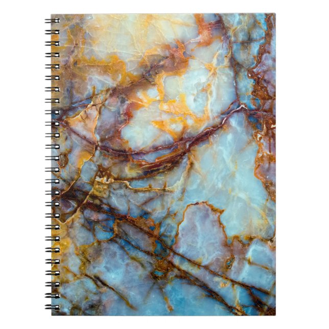 unique texture of natural stone - marble, onyx, gr notebook (Front)