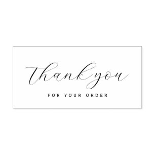 unique thank you for your order rubber stamp