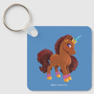 Unique the Unicorn Standing Proud Keychain