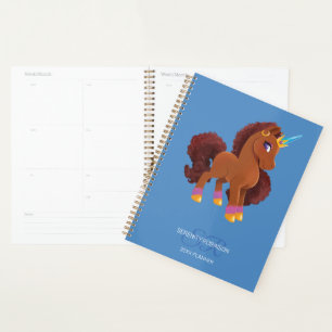 Unique the Unicorn Standing Proud Planner