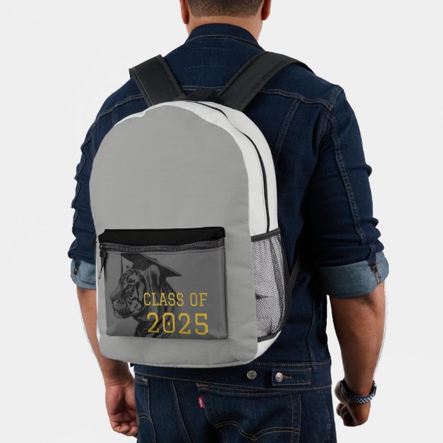 Unique Tiger Class Year Graduation Backpack (Insitu (Model))