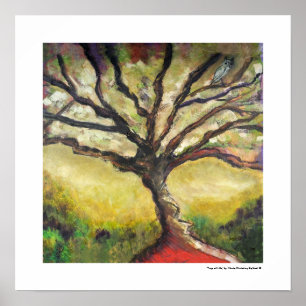 Unique Tree Landscape Painting Poster Art Gifts