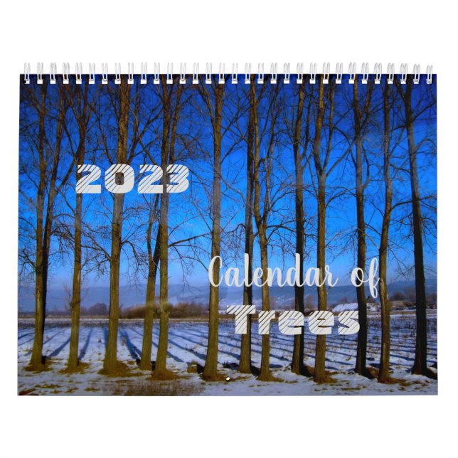 Unique Tree Photos of the World 2023 Calendar (Cover)